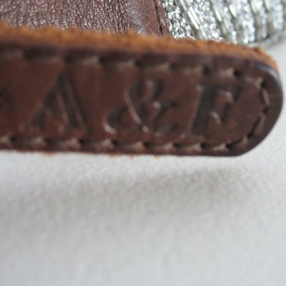 Abercrombie & Fitch Womens X-Small / Small Brown Beaded Bohemian Belt - Picture 6 of 10
